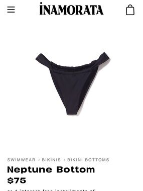 Inamorata Neptune bikini bottoms S